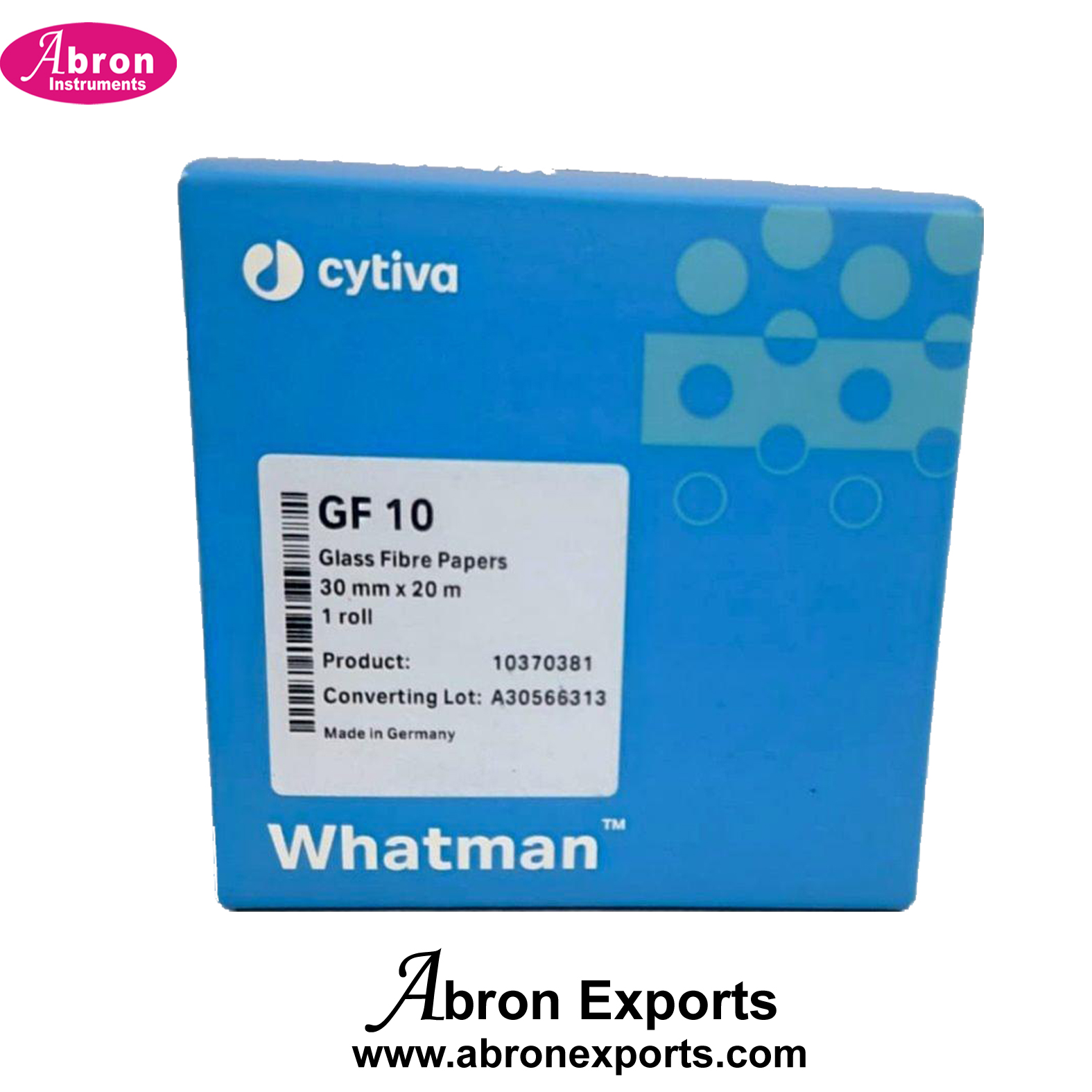 Filter Paper Glass Microfiber Filters With Binder 46mm Dia Pack of 200 pc Abron AC-606GF10 